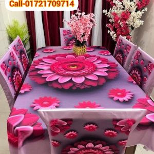 3D Dining Table Cover Set