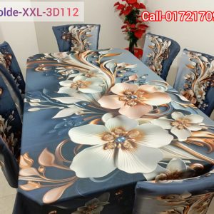 3D Dining Table Cover Set