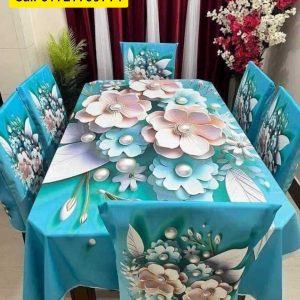 3D Dining Table Cover Set