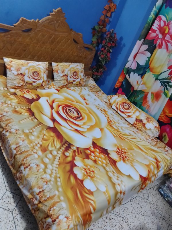 ওয়াটারপ্রুফ 3D Bed Sheet