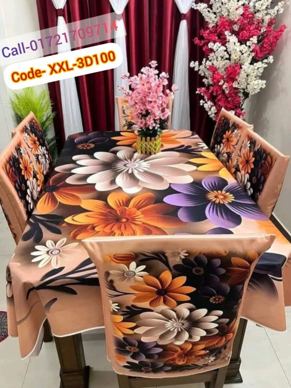 3D Dining table cover set
