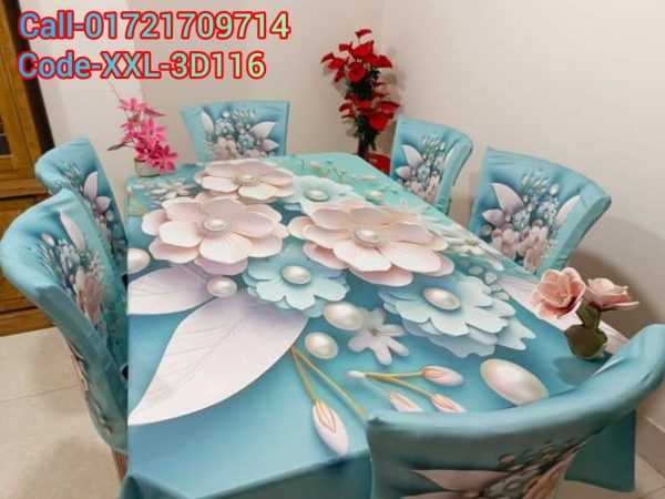 3D Dining table cover set