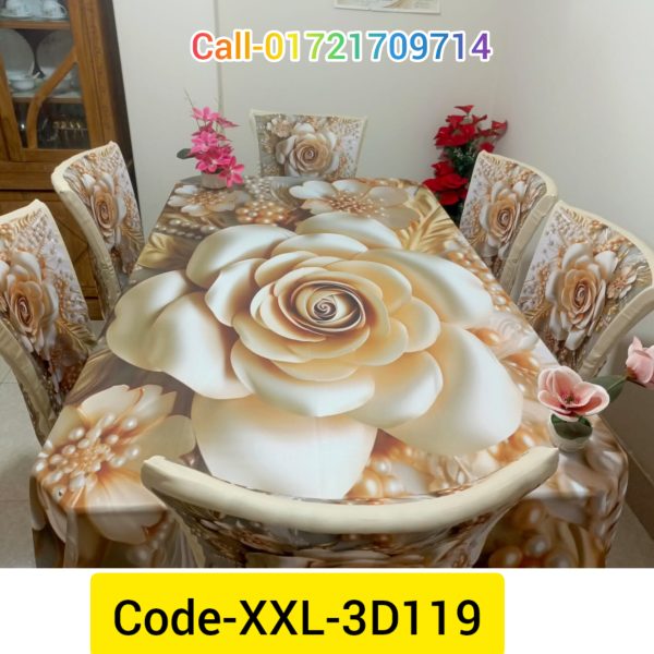 3D Dining table cover set