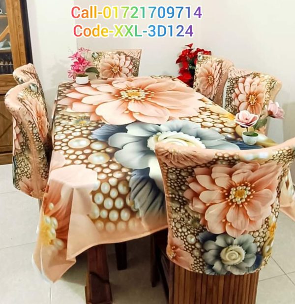 3D Dining table cover set