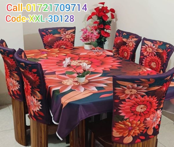 3D Dining table cover set