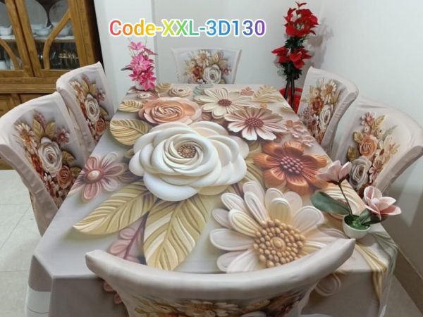 3D Dining table cover set