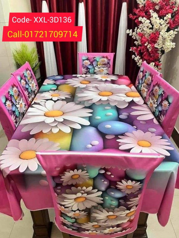 3D Dining table cover set