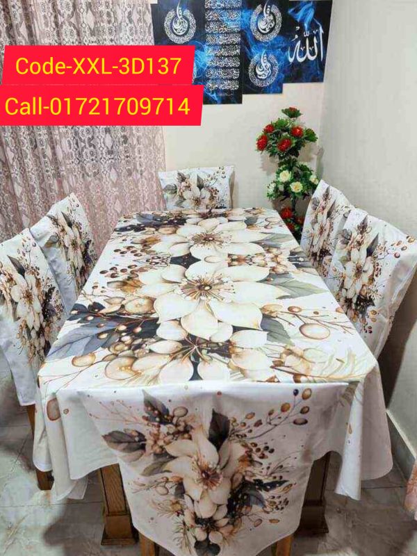 3D Dining table cover set