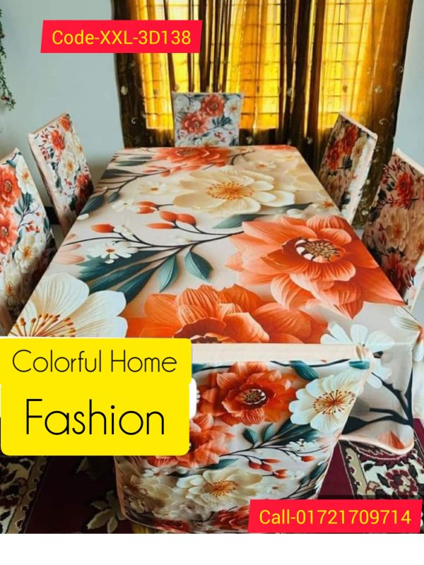 3D Dining table cover set