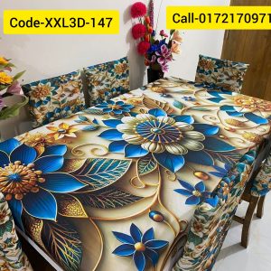 3D Dining Table Cover Set