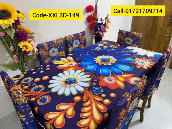 3D Dining Table Cover Set