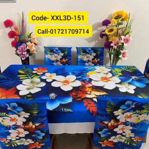 3D Dining Table Cover Set