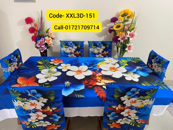 3D Dining Table Cover Set