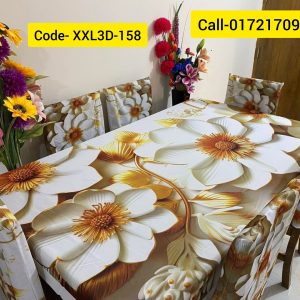 3D Dining Table Cover Set