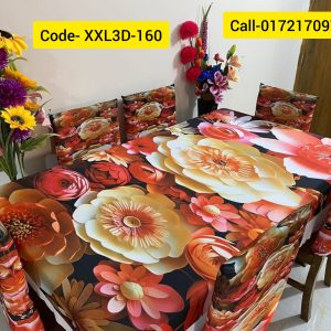 3D Dining Table Cover Set