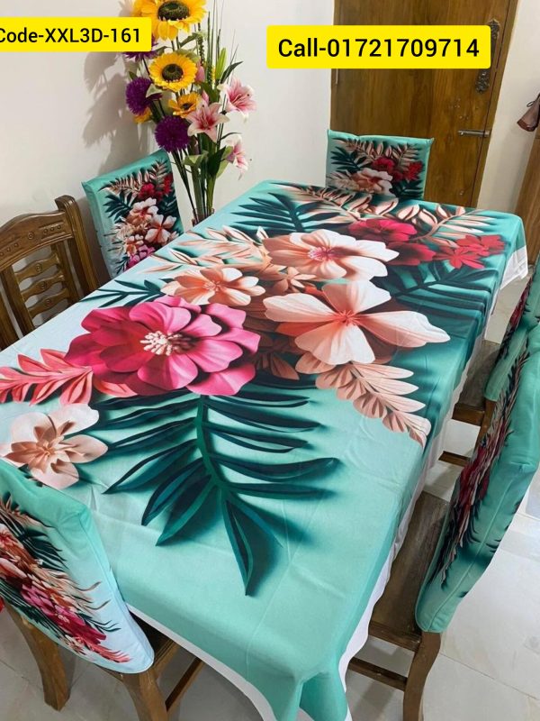 3D Dining Table Cover Set