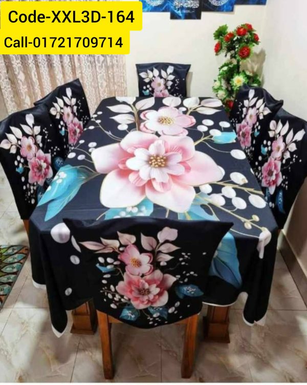 3D Dining Table Cover Set