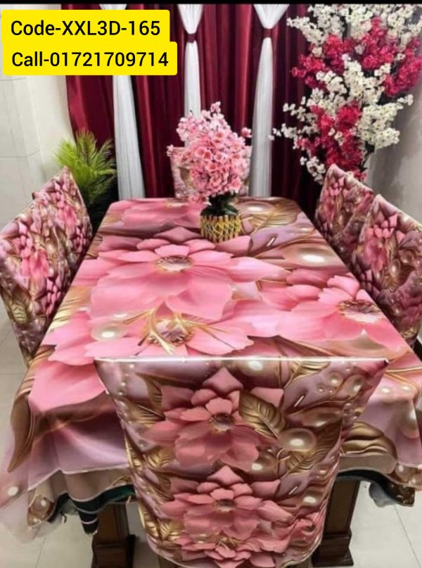 3D Dining Table Cover Set