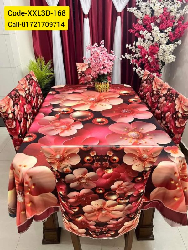 3D Dining Table Cover Set