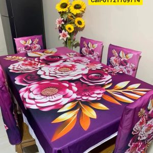3D Dining Table Cover Set