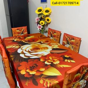3D Dining Table Cover Set