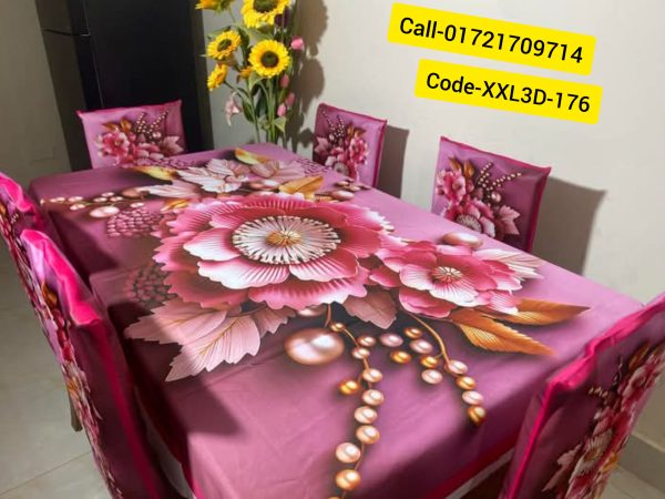 3D Dining Table Cover Set