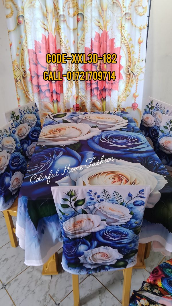 3D Dining Table Cover Set