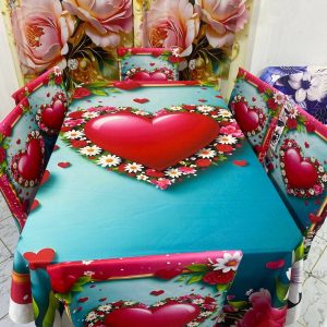 3D Dining Table Cover Set