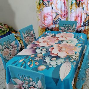 3D Dining Table Cover Set