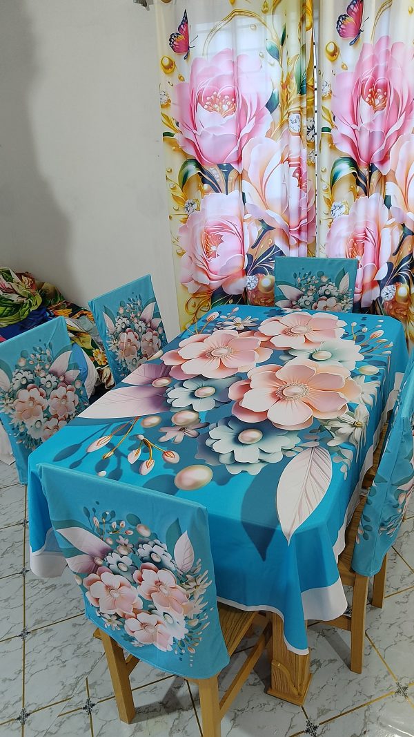 3D Dining Table Cover Set
